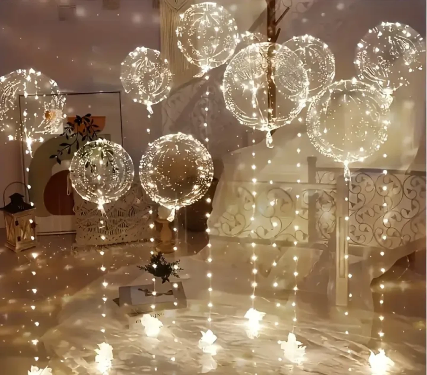 10 LED Light Up Balloons