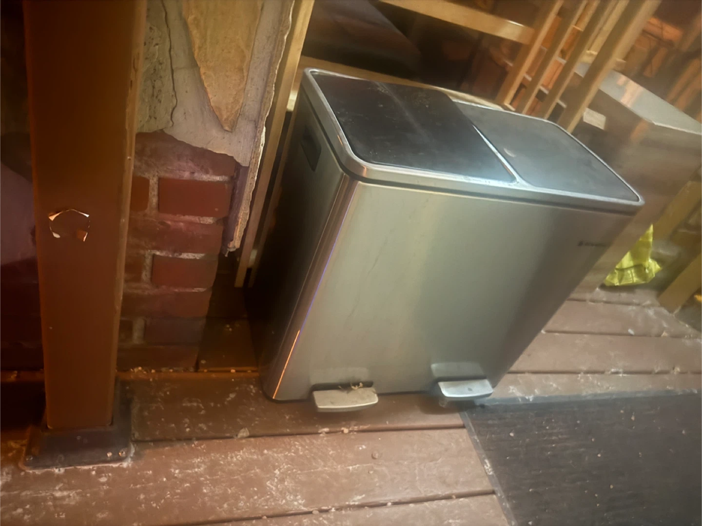 simplehuman Dual Compartment Recycling Step Can