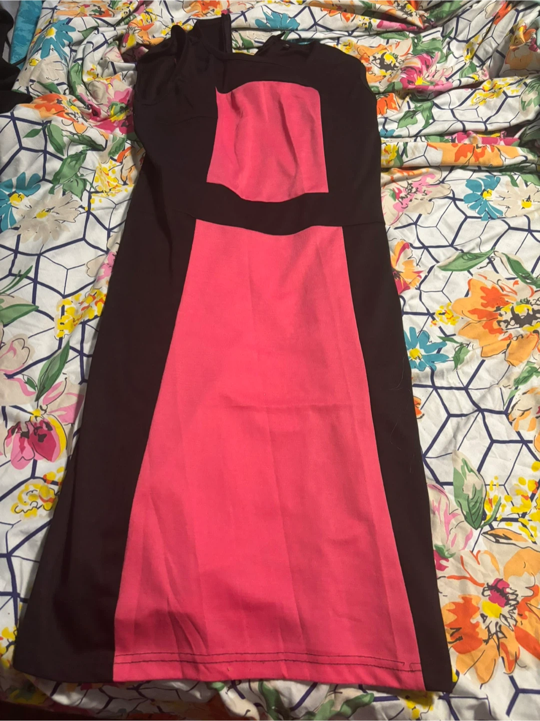 Black and Pink Dress