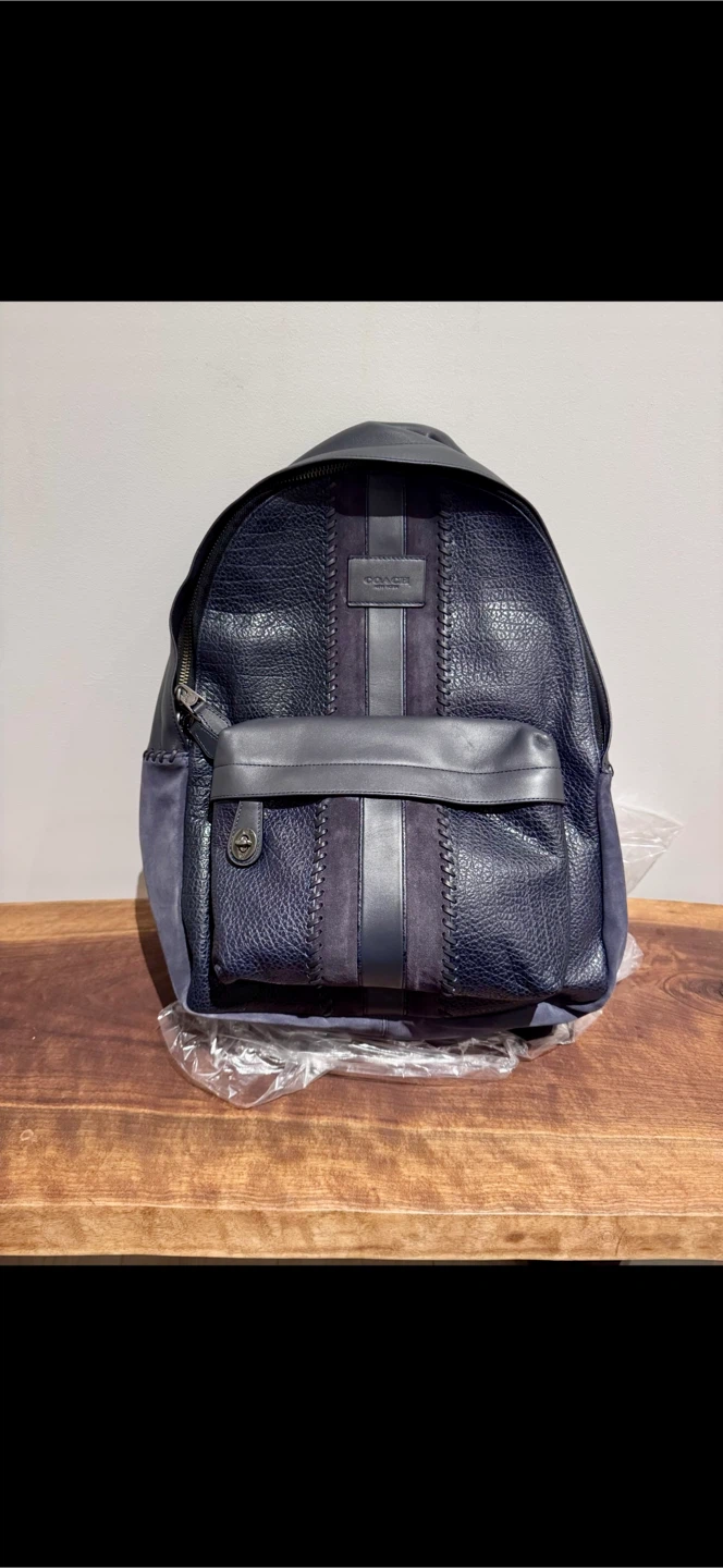 Coach Leather Backpack