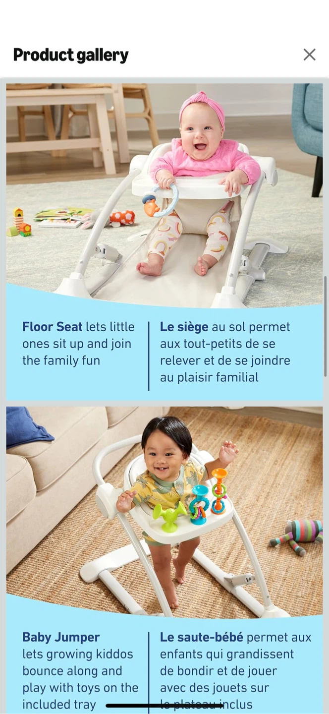 Graco JumpStart 4-in-1 Activity Bouncer (Wren) - photo 4