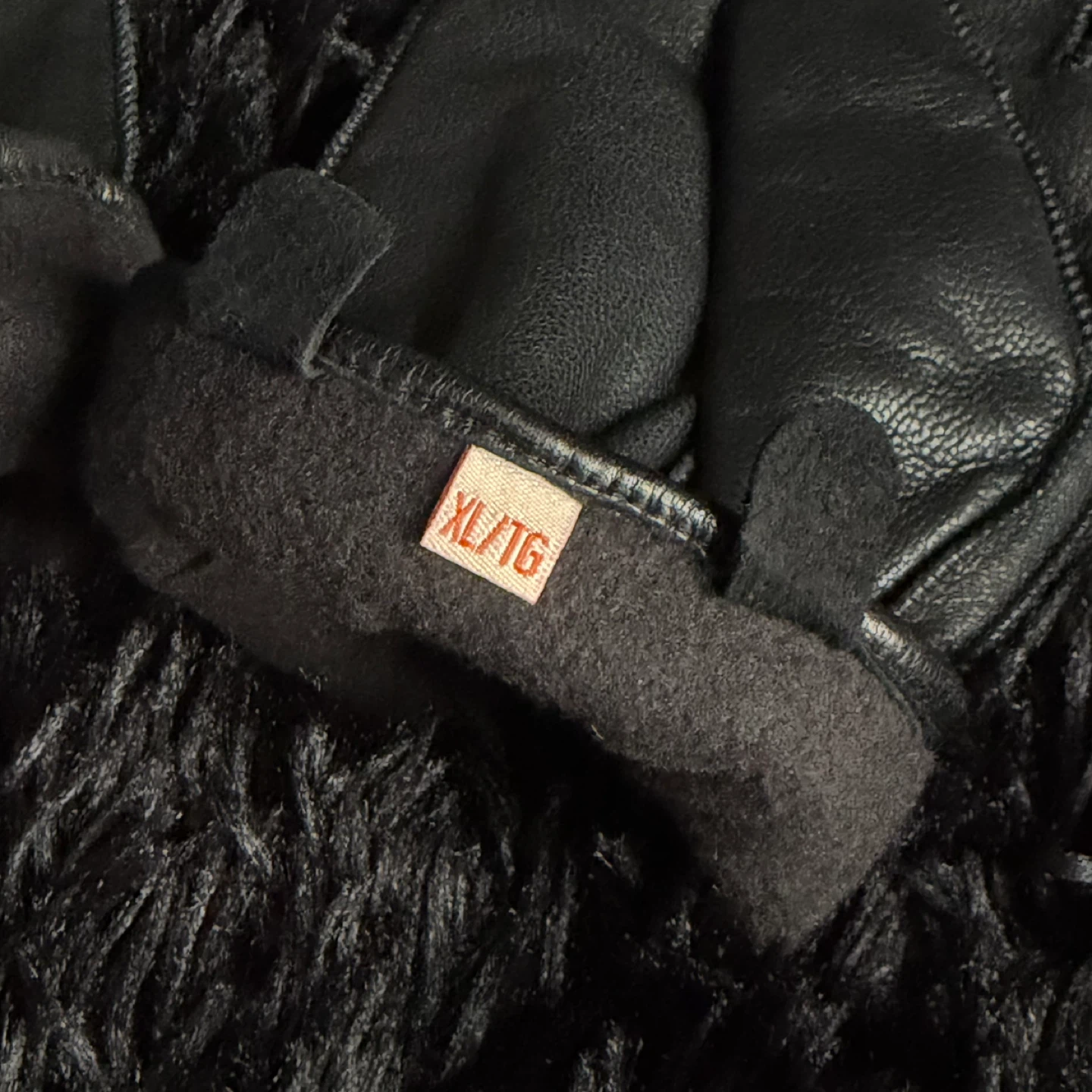 Dockers Black Leather Gloves - XL - photo 5