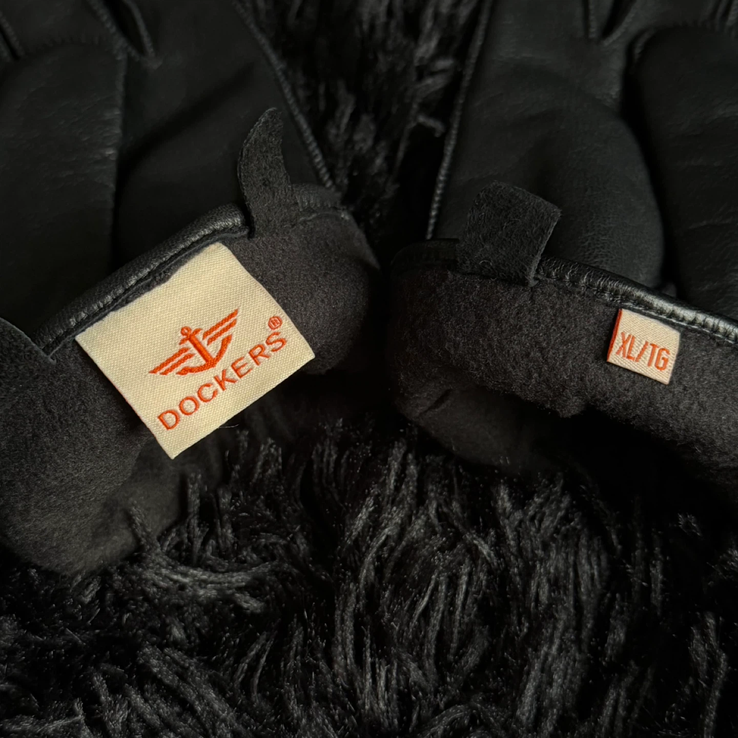 Dockers Black Leather Gloves - XL - photo 4