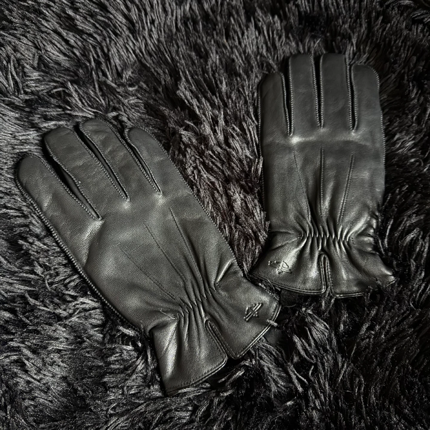 Dockers Black Leather Gloves - XL - photo 2