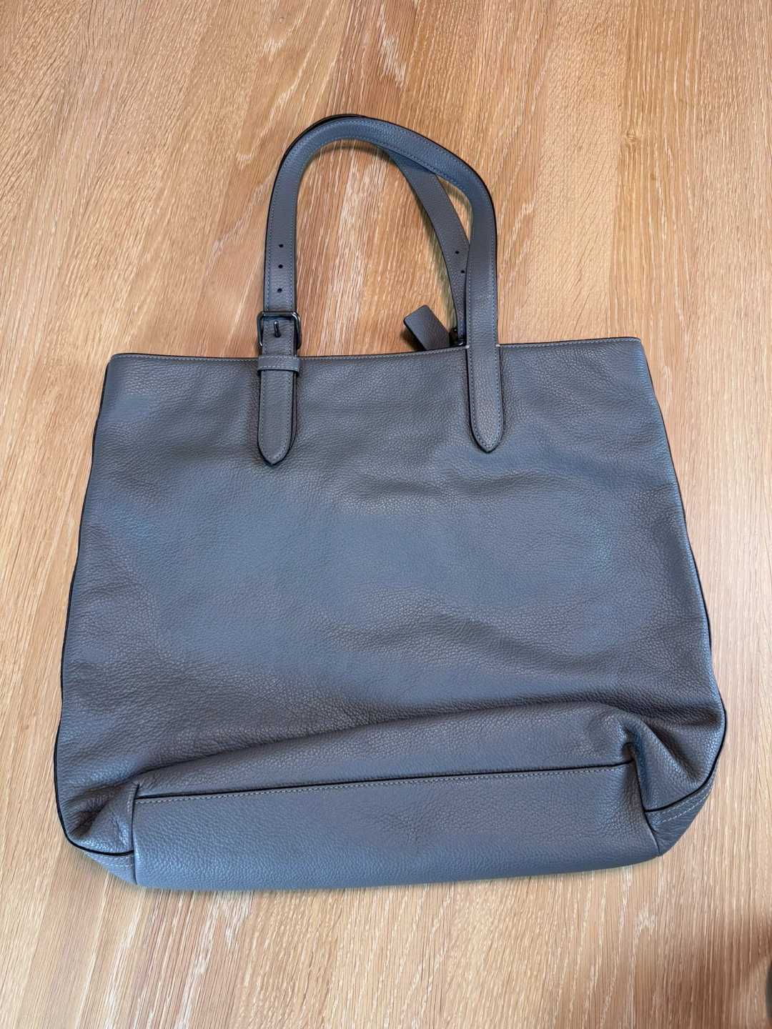 Coach Gray Leather Tote Bag - photo 4
