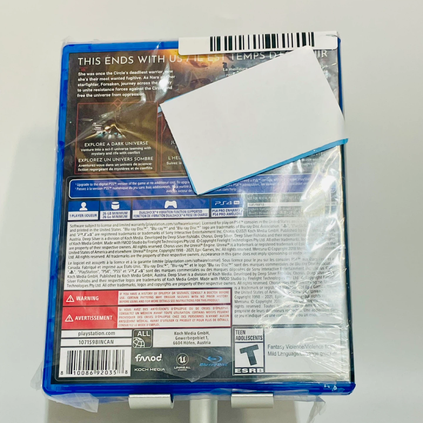 Chorus PS4 Game (NEW) - photo 2