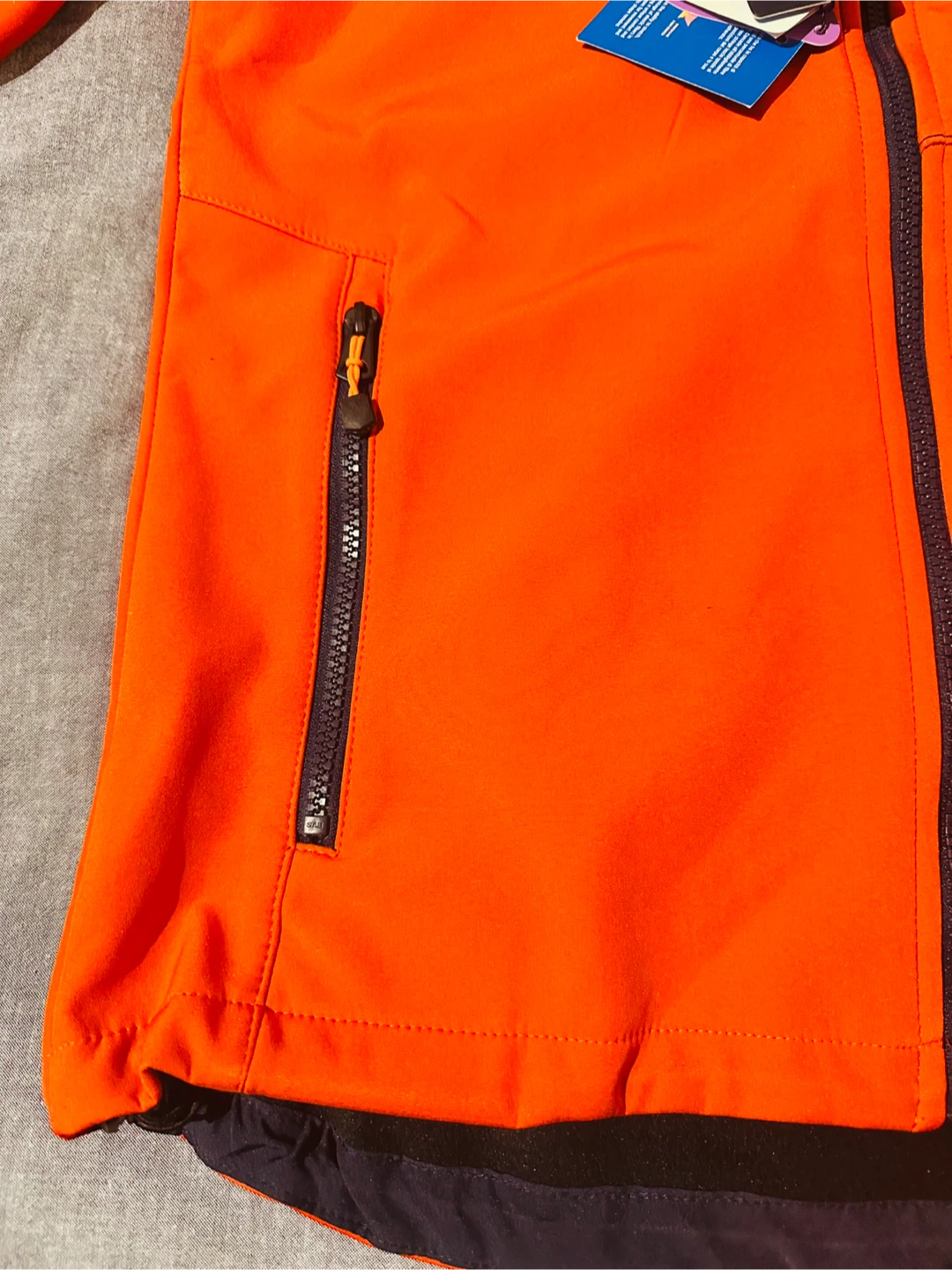 Weather resistant Softshell Orange & Grey Jacket - Medium - photo 4