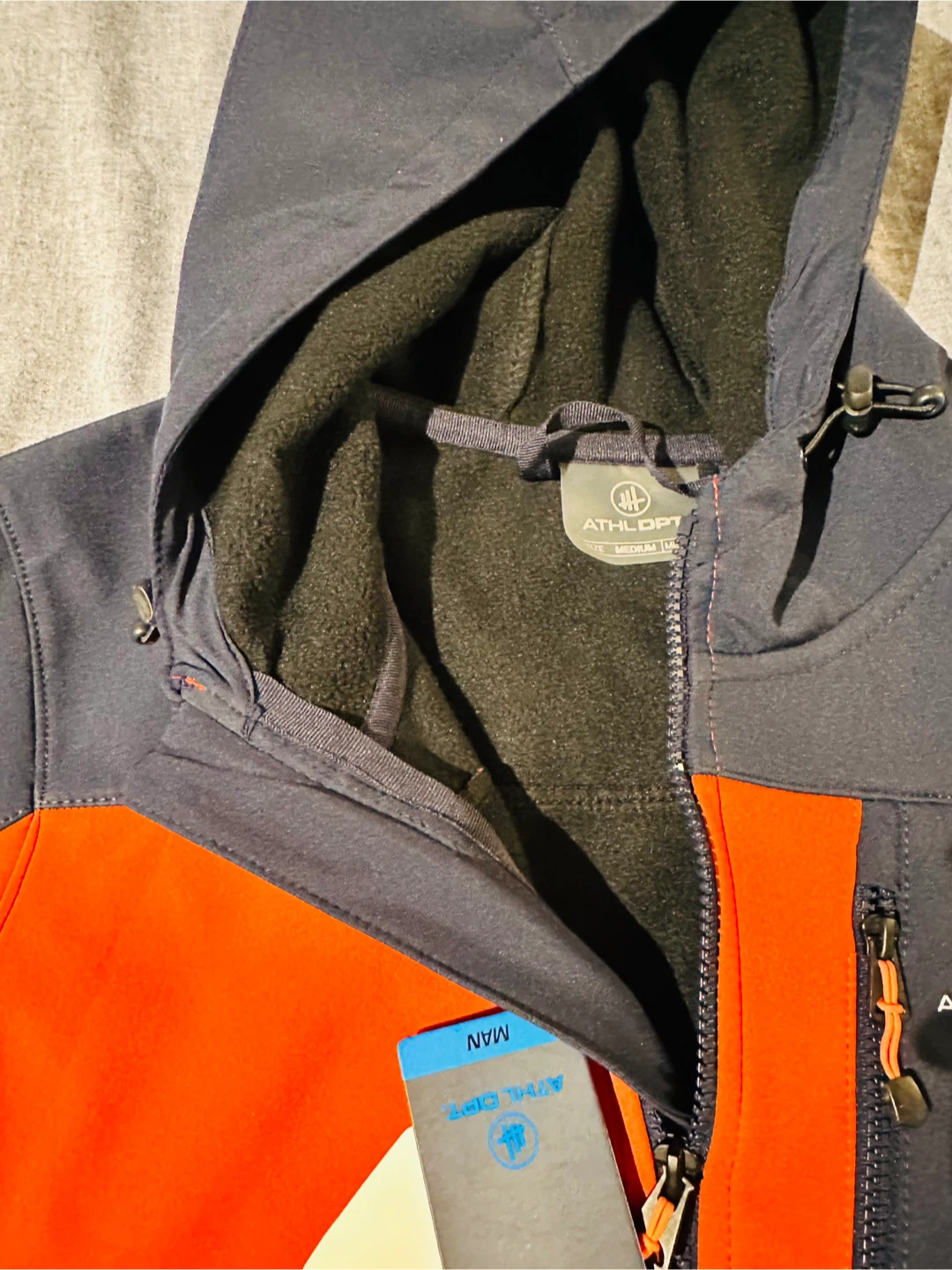 Weather resistant Softshell Orange & Grey Jacket - Medium - photo 3