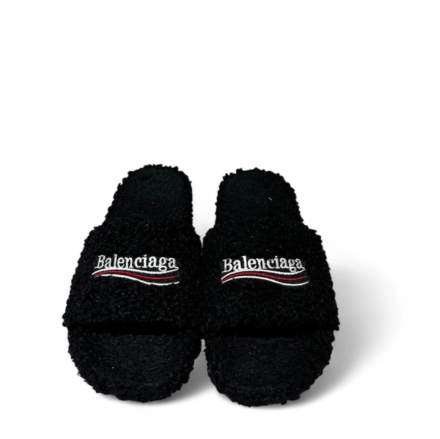 balenciaga fuzzy slides-size us 10 - photo 2