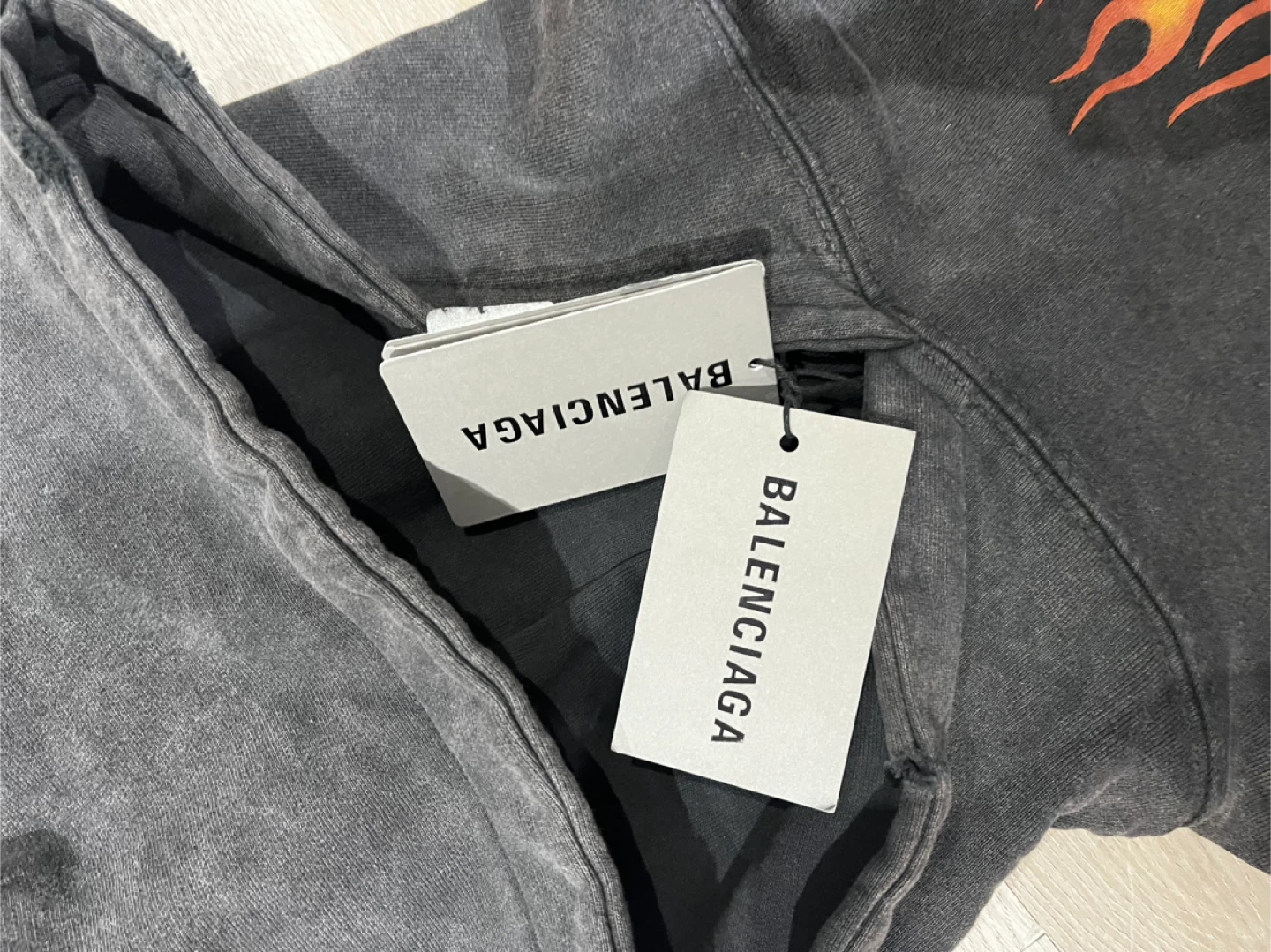 Balenciaga unity flame hoodie - photo 2