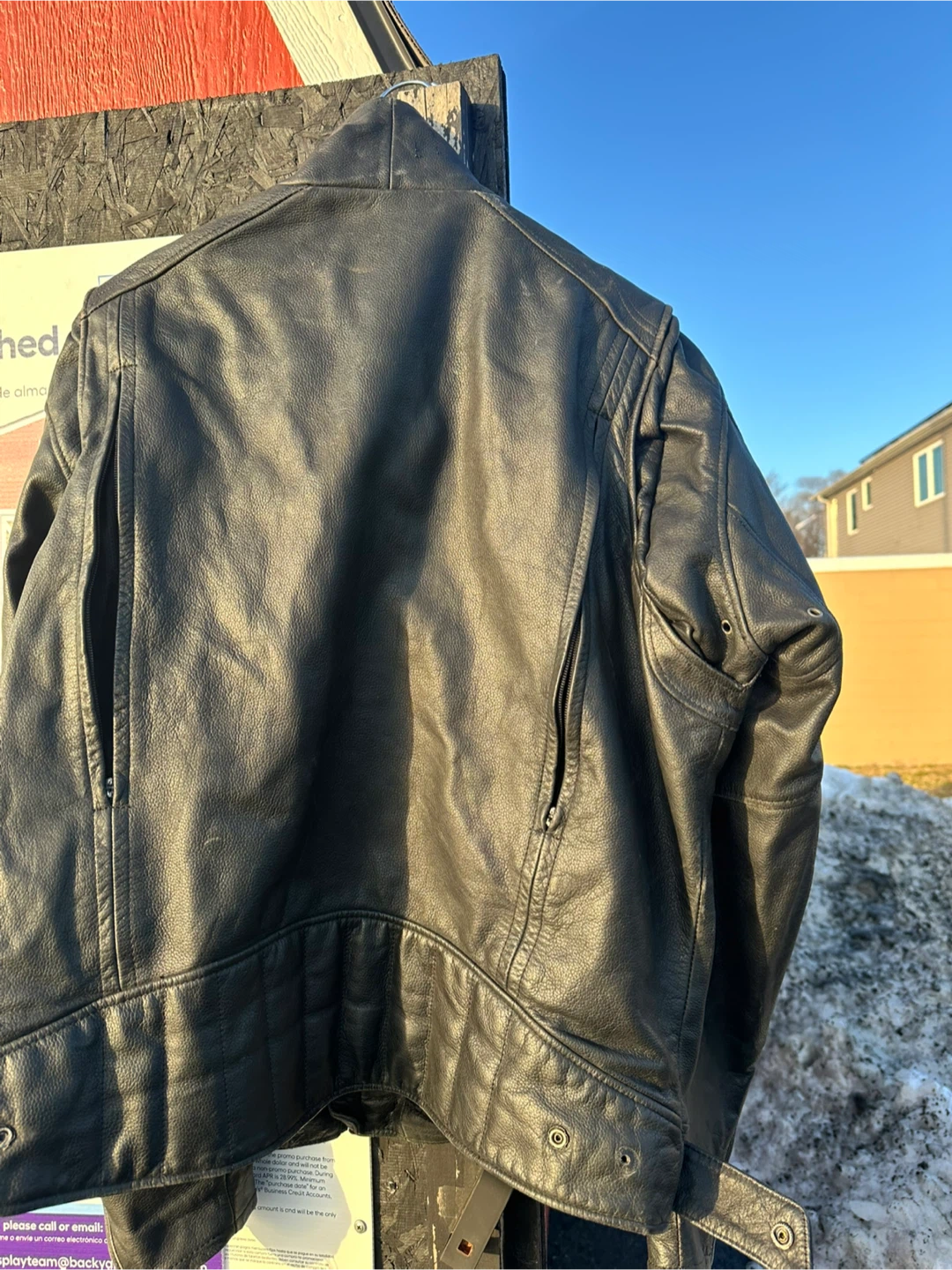 Harley Davidson Leather Motorcycle Jacket - photo 5