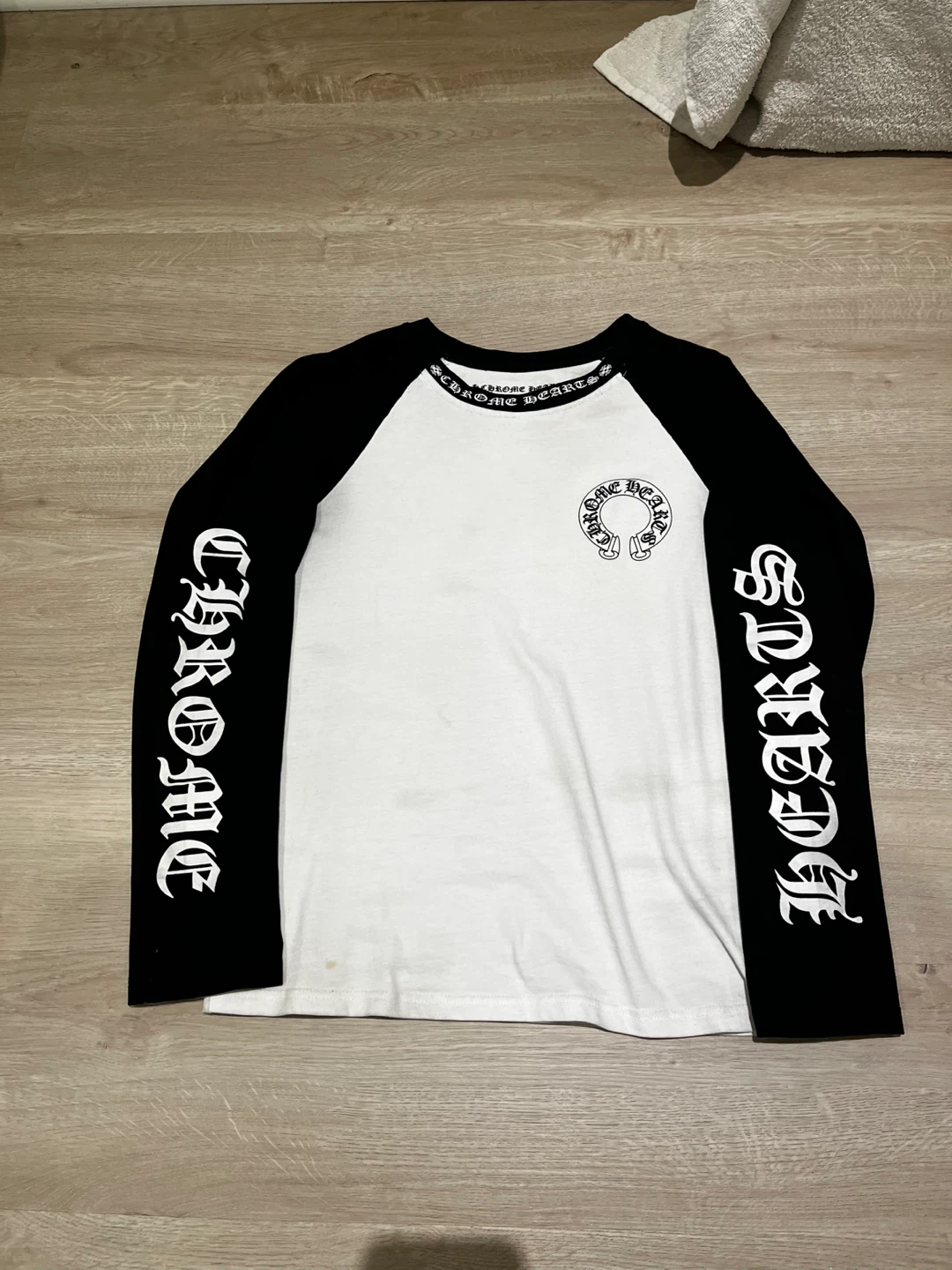 Chrome Hearts Black & White Long Sleeve Shirt - photo 4