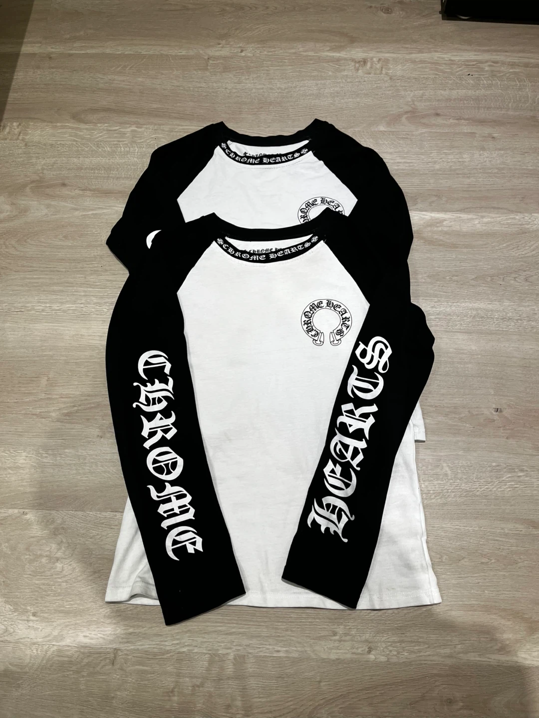 Chrome Hearts Black & White Long Sleeve Shirt - photo 2