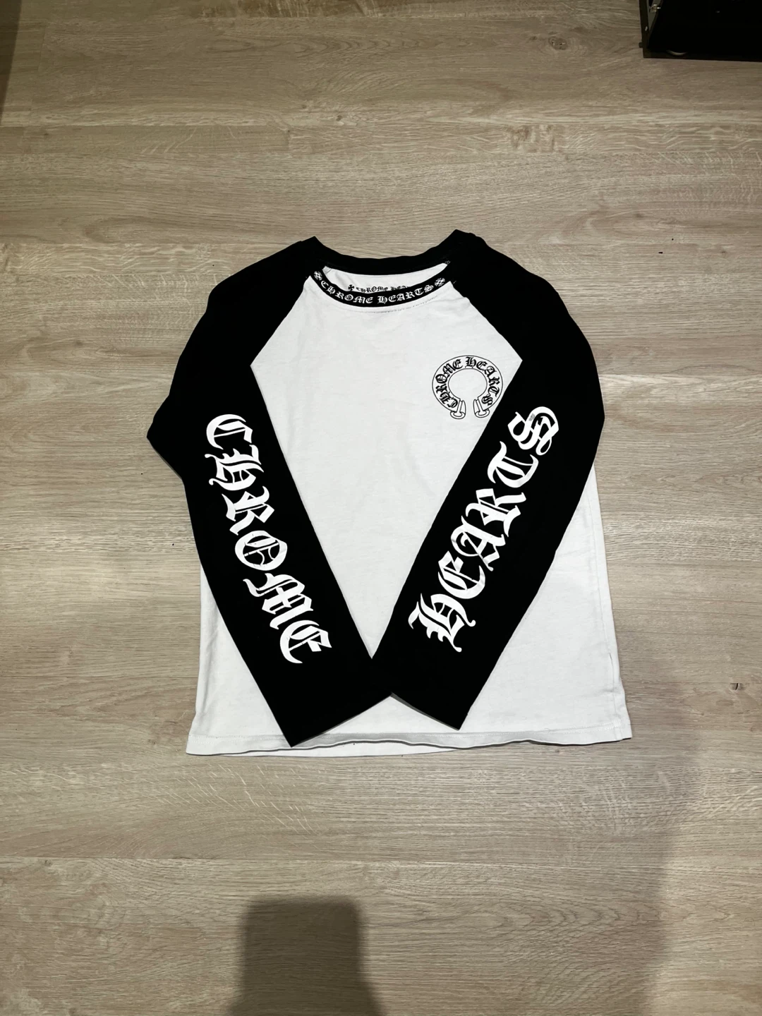 Chrome Hearts Black & White Long Sleeve Shirt