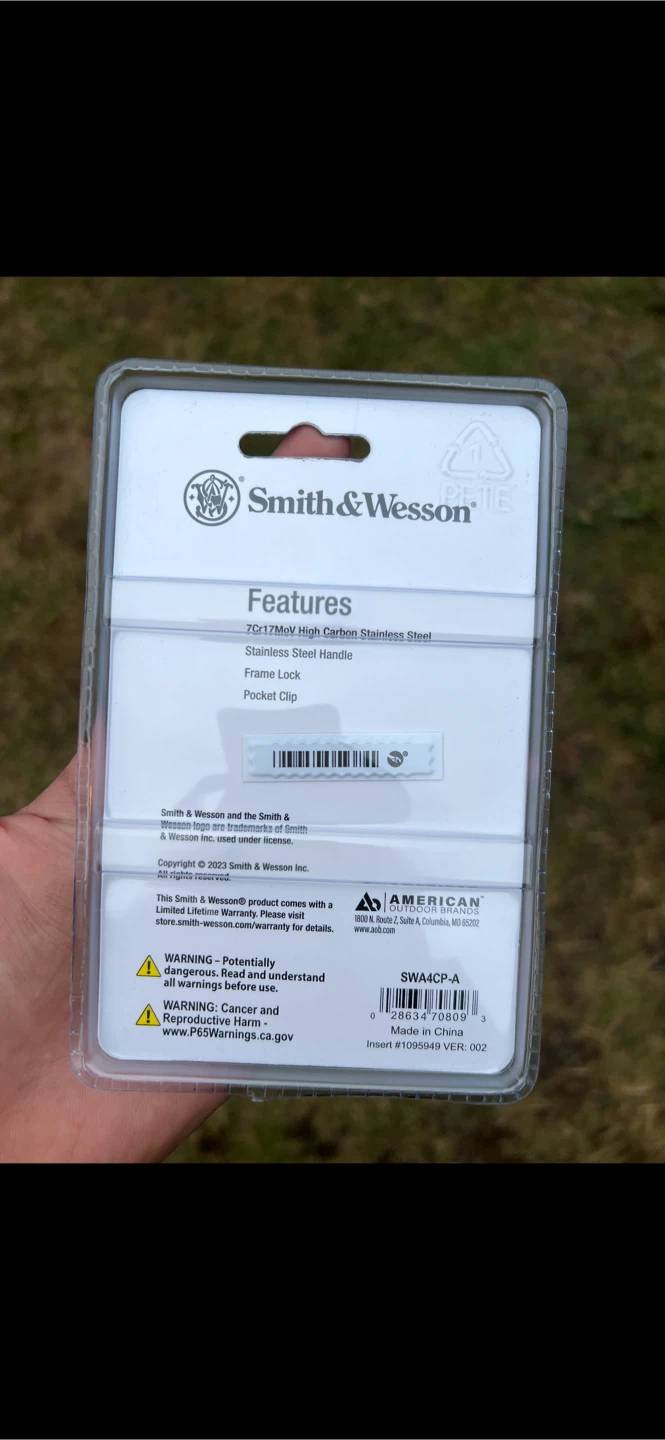 New Smith & Wesson Extreme Ops Frame Lock Knife - photo 3
