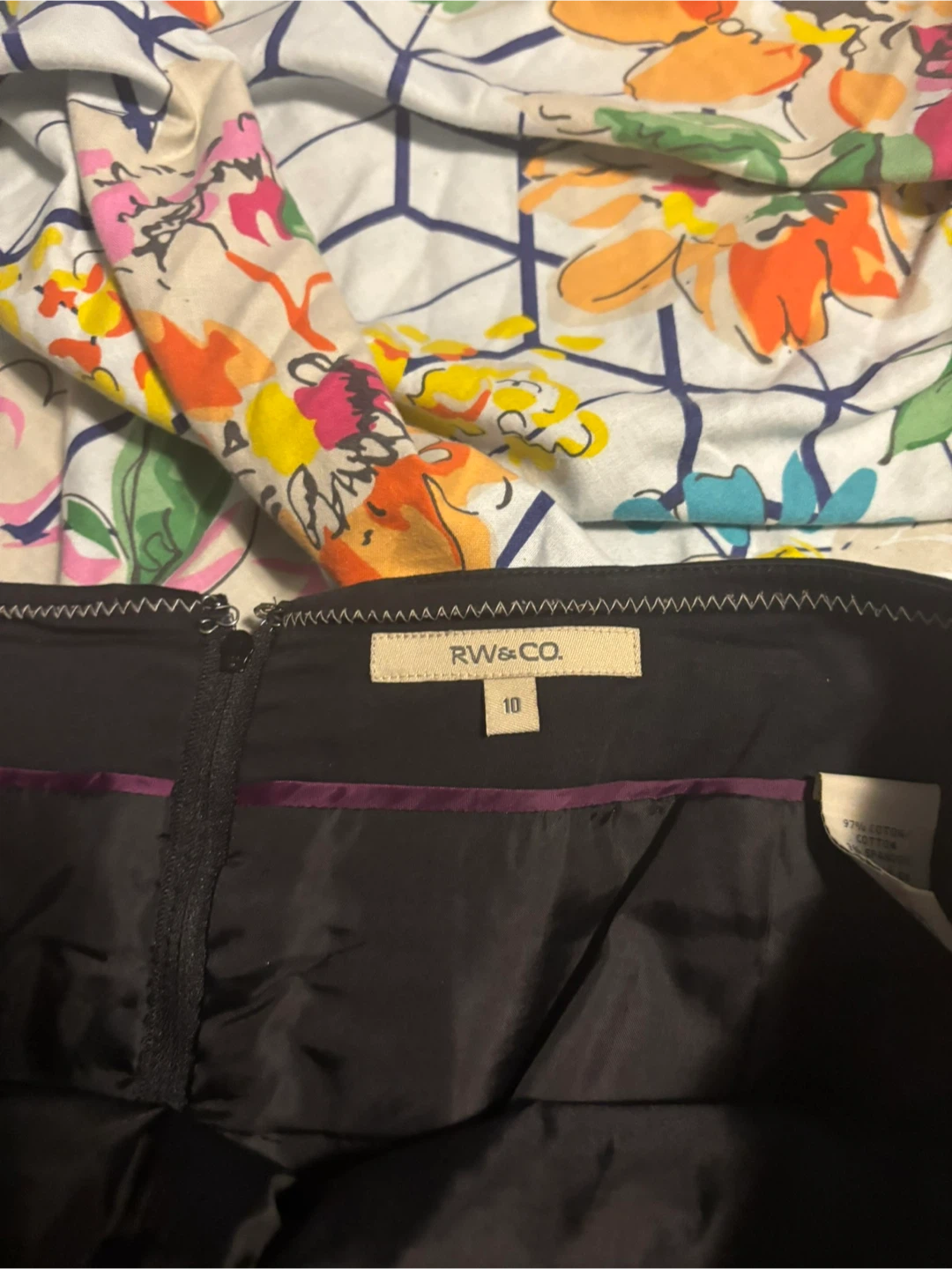 RW&CO Black Skirt - Size 10 - photo 2