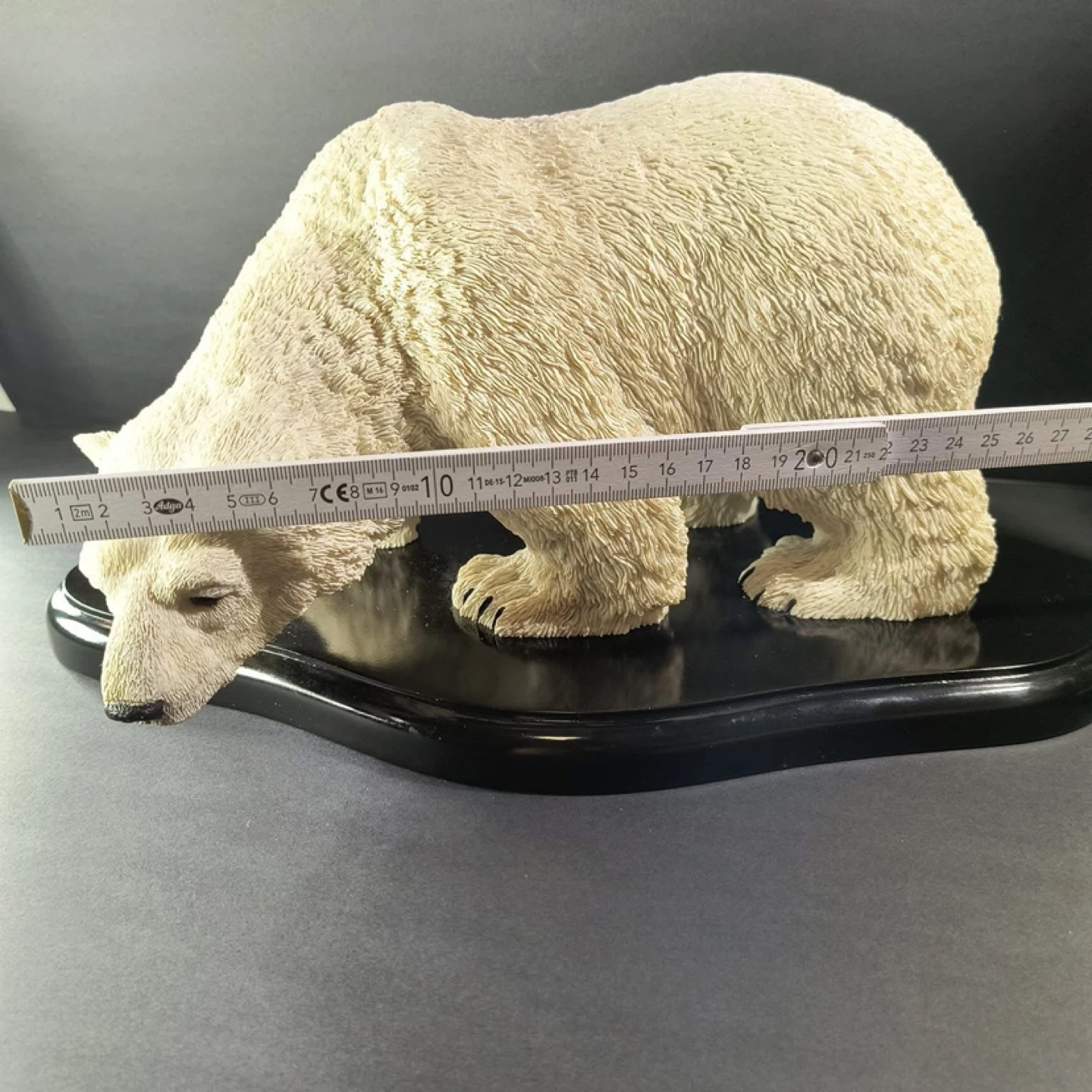 Polar Bear Sculpture | Signed Northern Tital | Large Decor Piece - photo 3