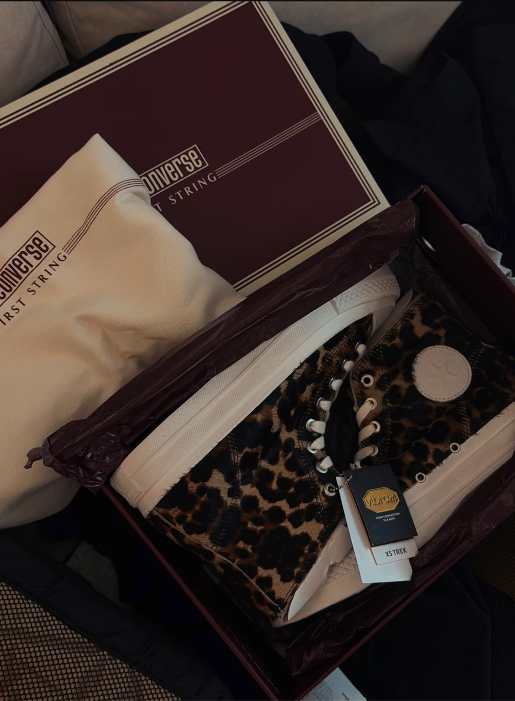 🐆 Converse First String: Leopard Heritage High-Top