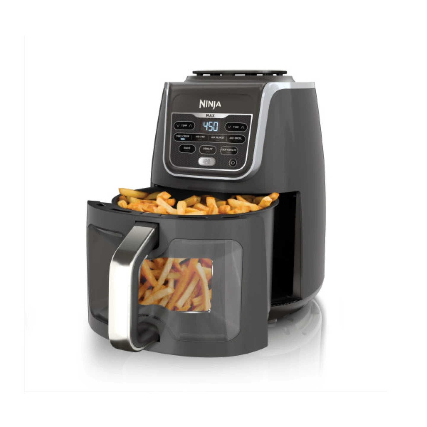 Ninja EzView Air Fryer Max XL, 5.5-QT Capacity, 7 functions.