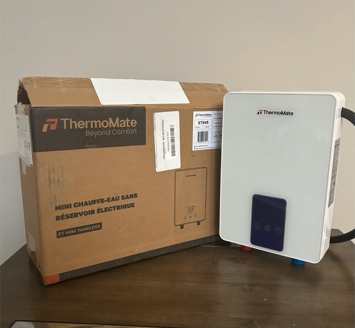 ThermoMate Mini Electric Tankless Water Heater - ET045 - New