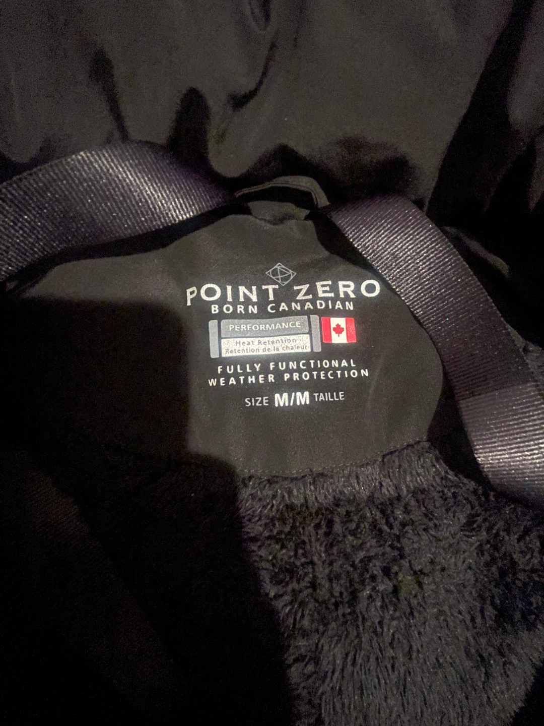 Point Zero Black Winter Jacket - Size M/M - photo 2