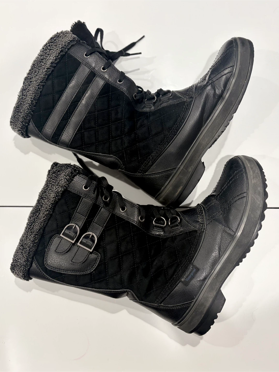 Skechers Hydro-Charge Waterproof Black Boots