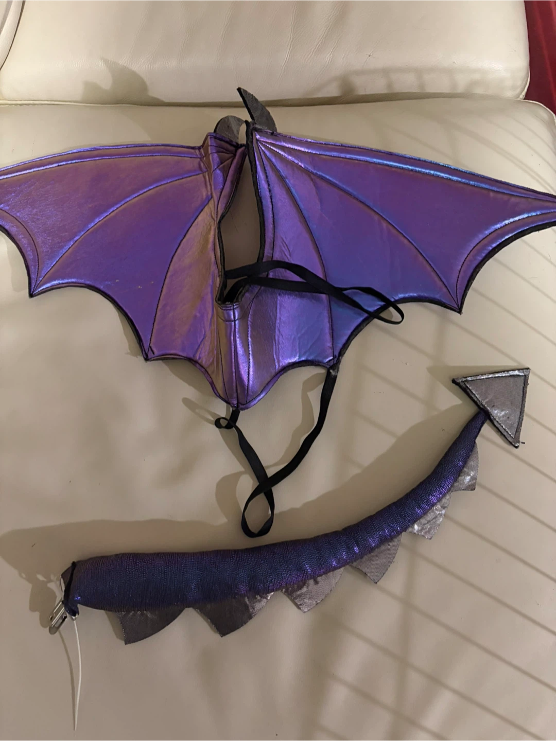 Purple Dragon Costume - Wings & Tail $12