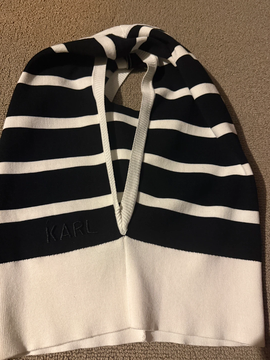 Karl Lagerfeld Striped Knit Vest - photo 3