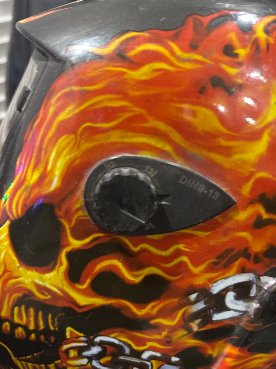 Welding Helmet - Flame Skull Design - photo 5