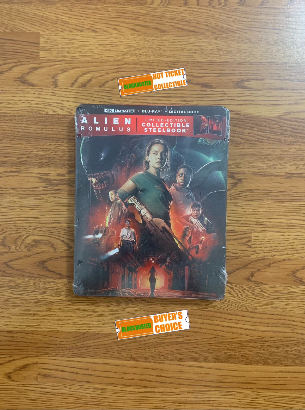 Alien: Romulus (LE Collectible Steelbook) 4K UHD Blu-ray Combo…