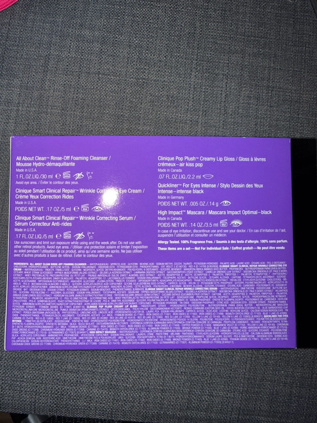 Clinique Gift Set - All About Clean, Wrinkle Cream - photo 2