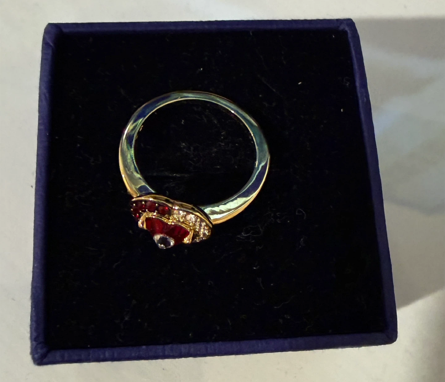 Swarovski Heart Ring with Box - photo 4
