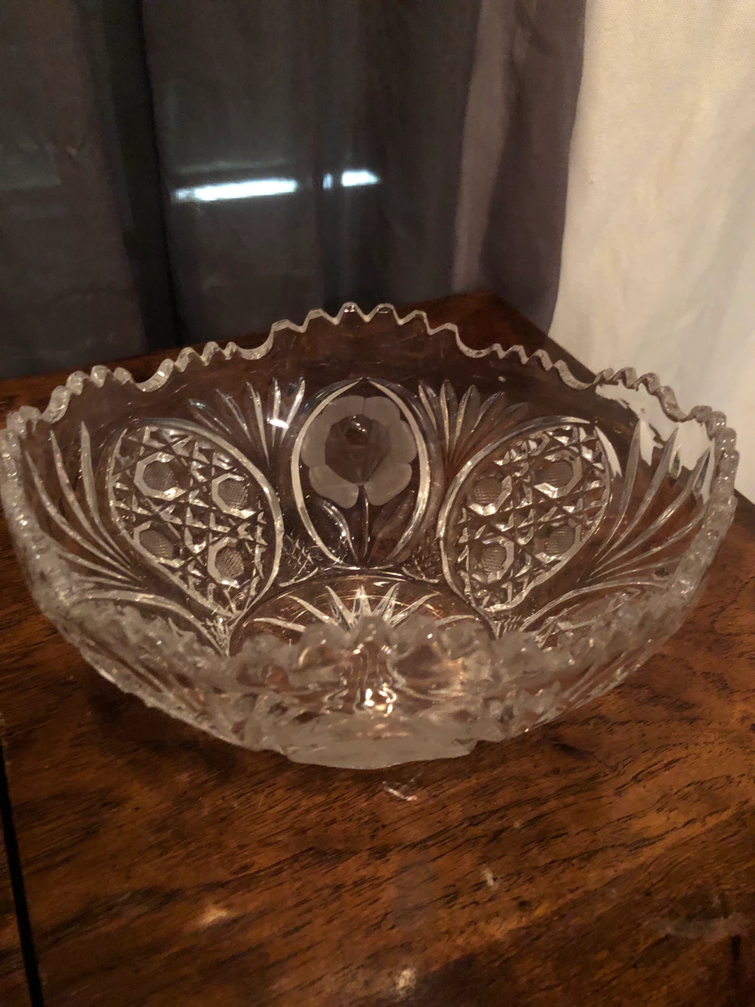 Vintage Clear Glass Bowl - photo 4