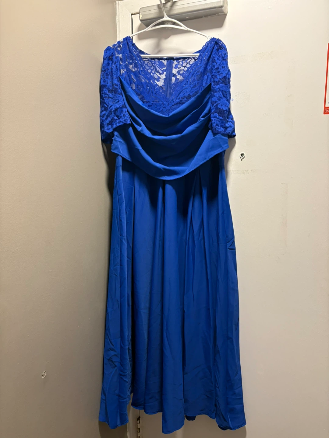 Shein Curve Blue Lace Dress - 3XL