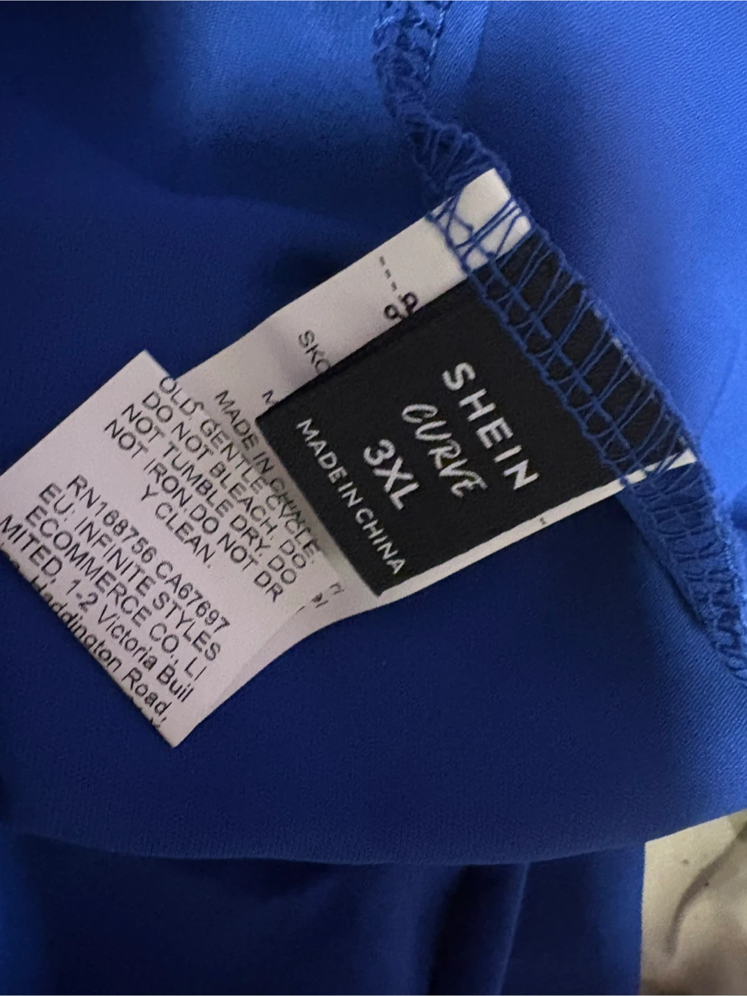 Shein Curve Blue Lace Dress - 3XL - photo 2