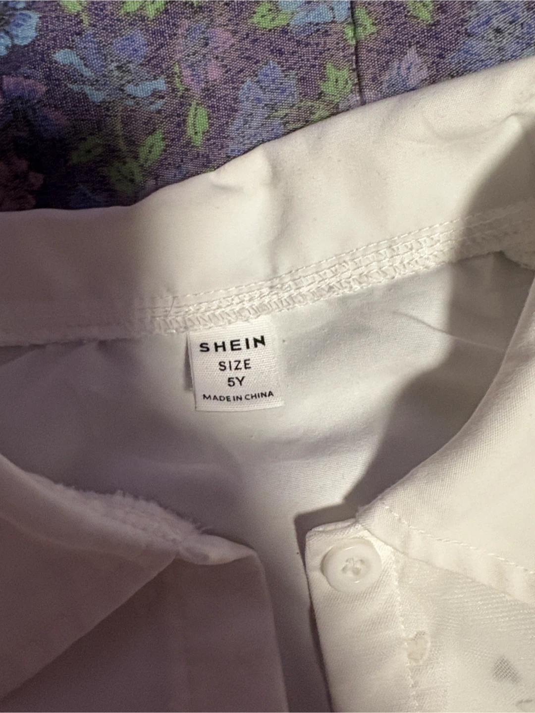 Shein White Blouse - Size 5Y - photo 2