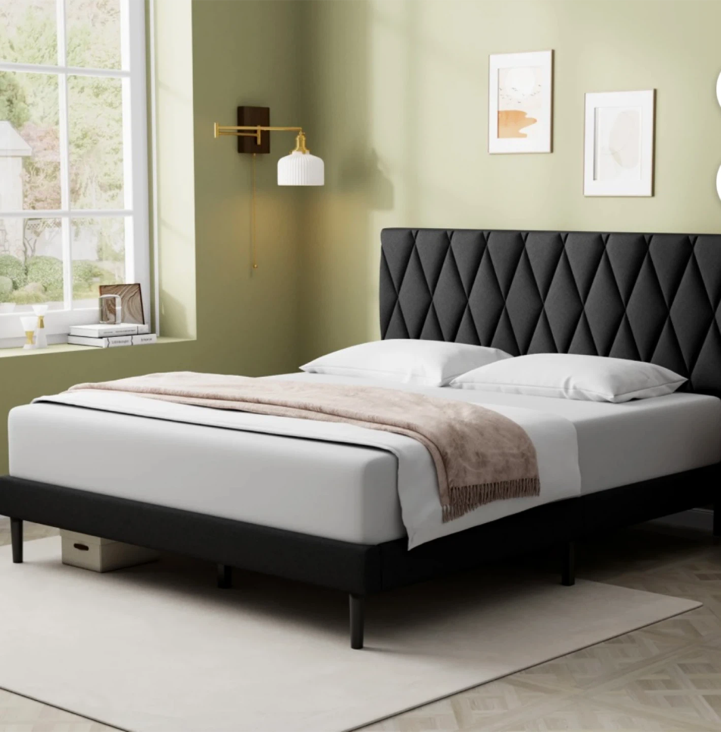 bed with mattress - photo 2