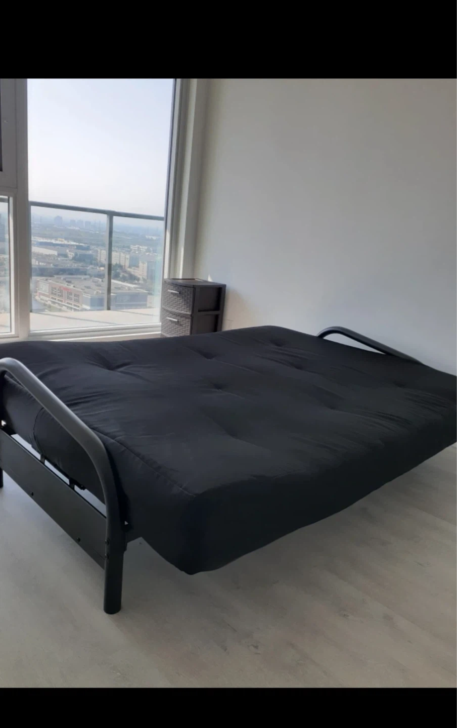 Black Futon Sofa Bed - photo 2