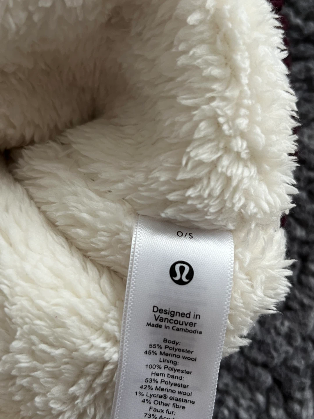 Lululemon Pom Beanie - One Size, only worn once