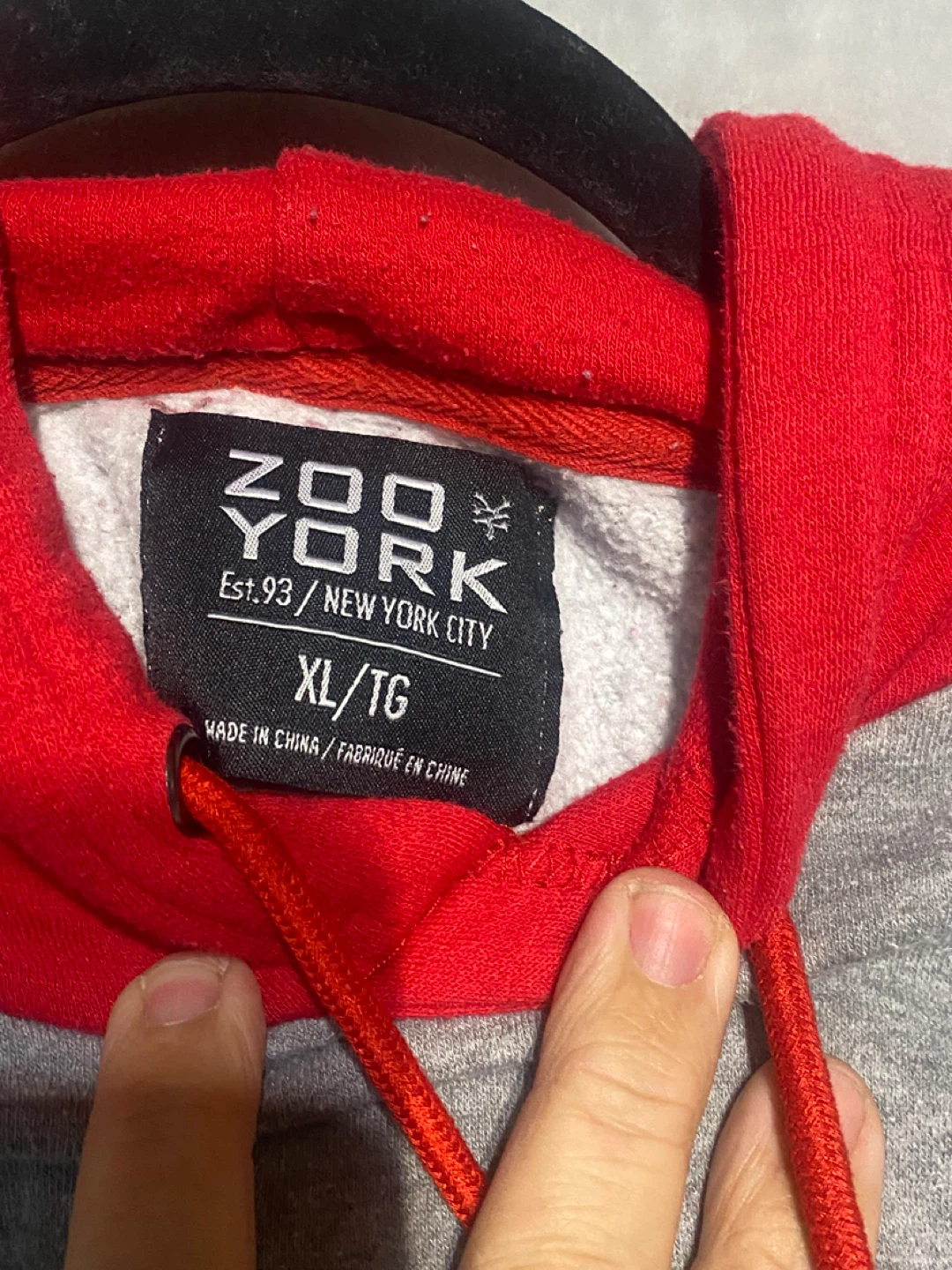 Zoo York Colour Block Hoodie - Size XL - photo 4