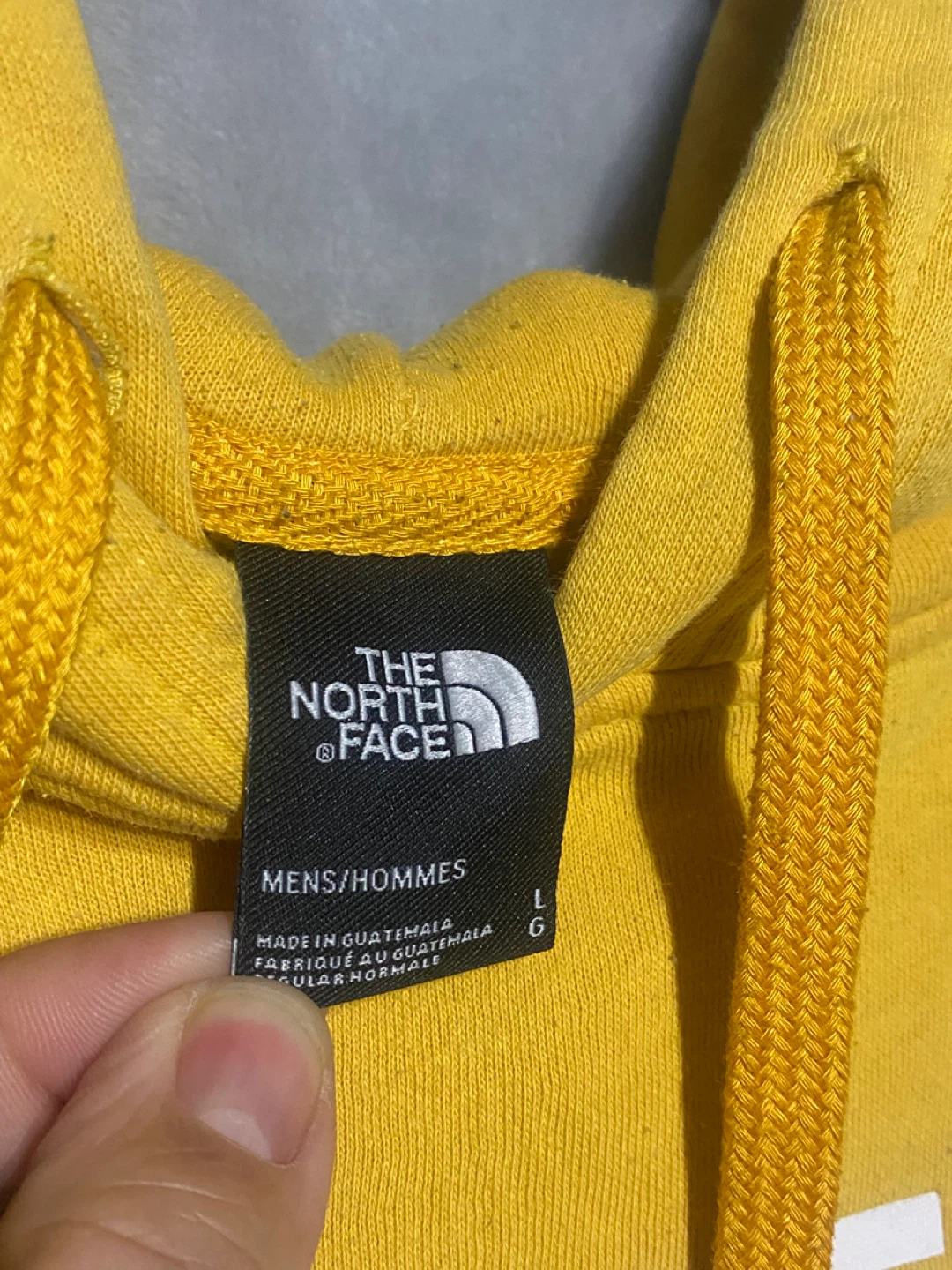 The North Face Hoodie - Yellow, Size L - photo 3