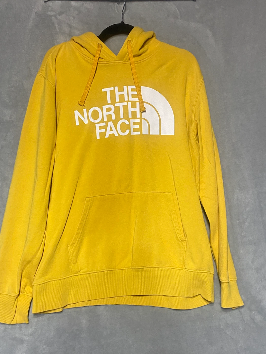 The North Face Hoodie - Yellow, Size L