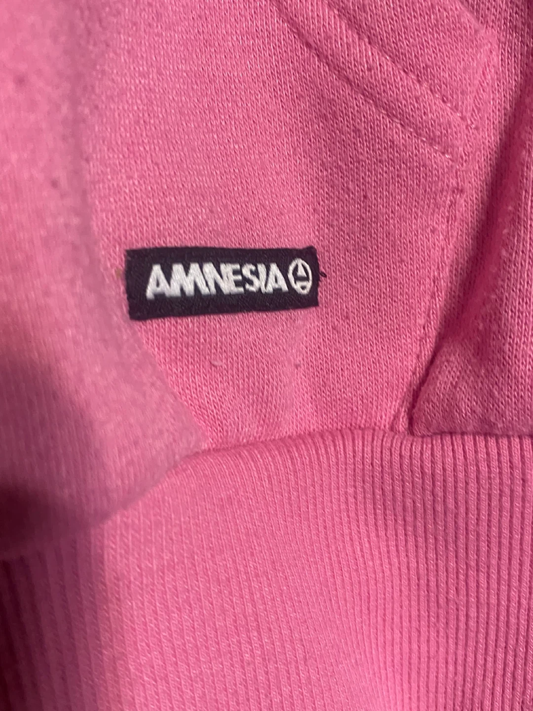 Amnesia Pink Hoodie - Size L - photo 3