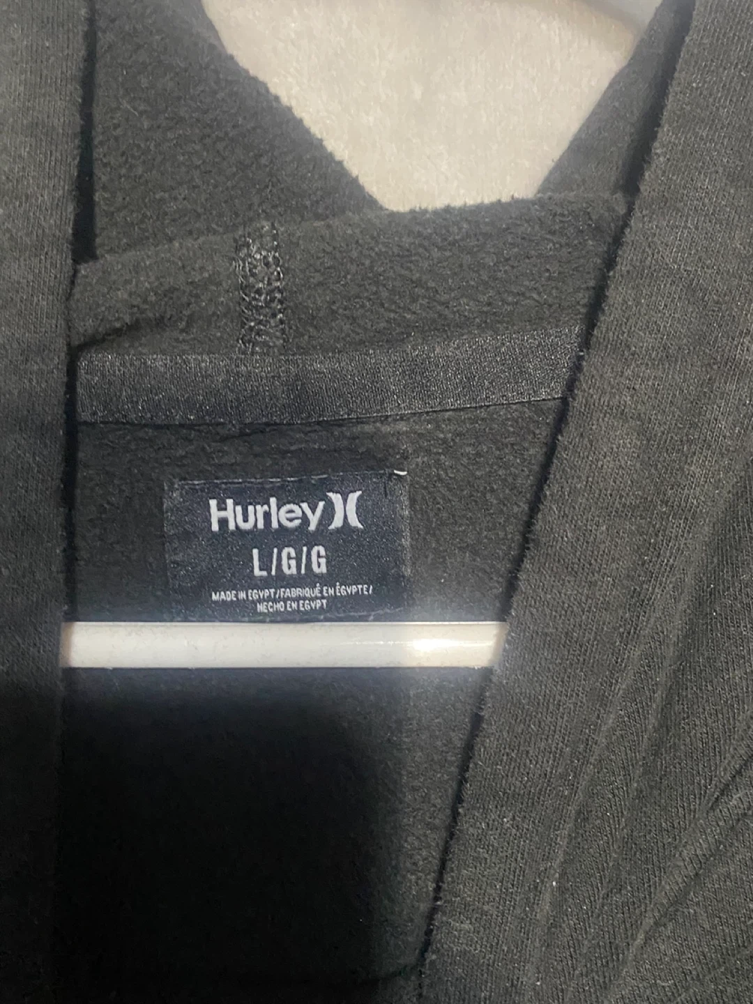 Hurley Black Hoodie - Size L - photo 2