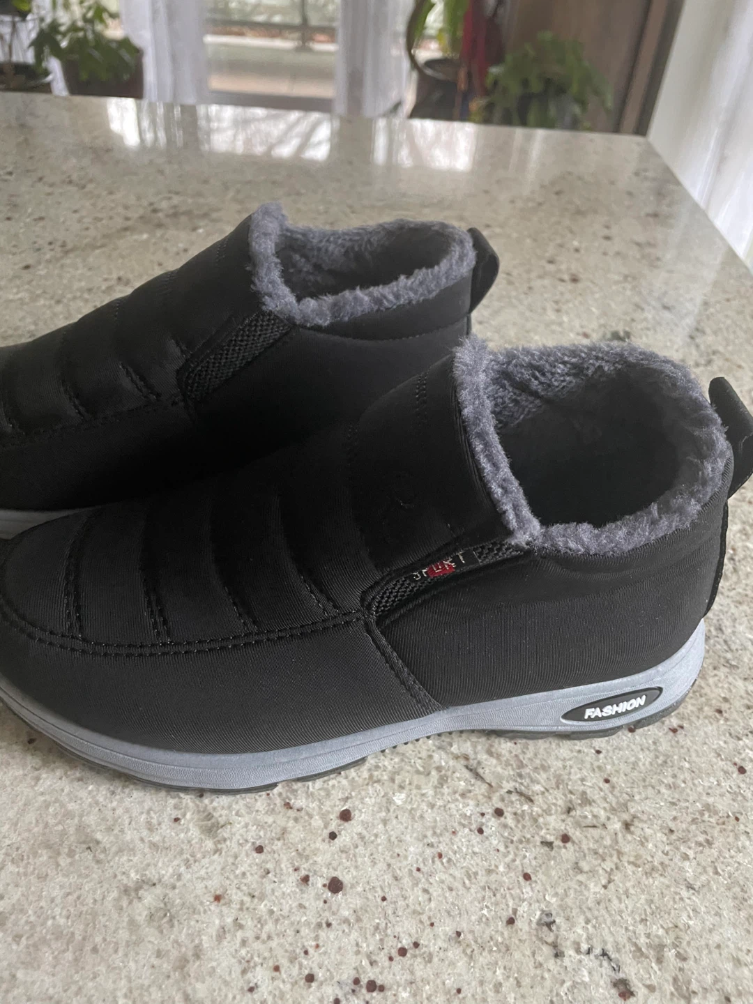 New Black Winter/Spring Waterproof Shoes Size 40