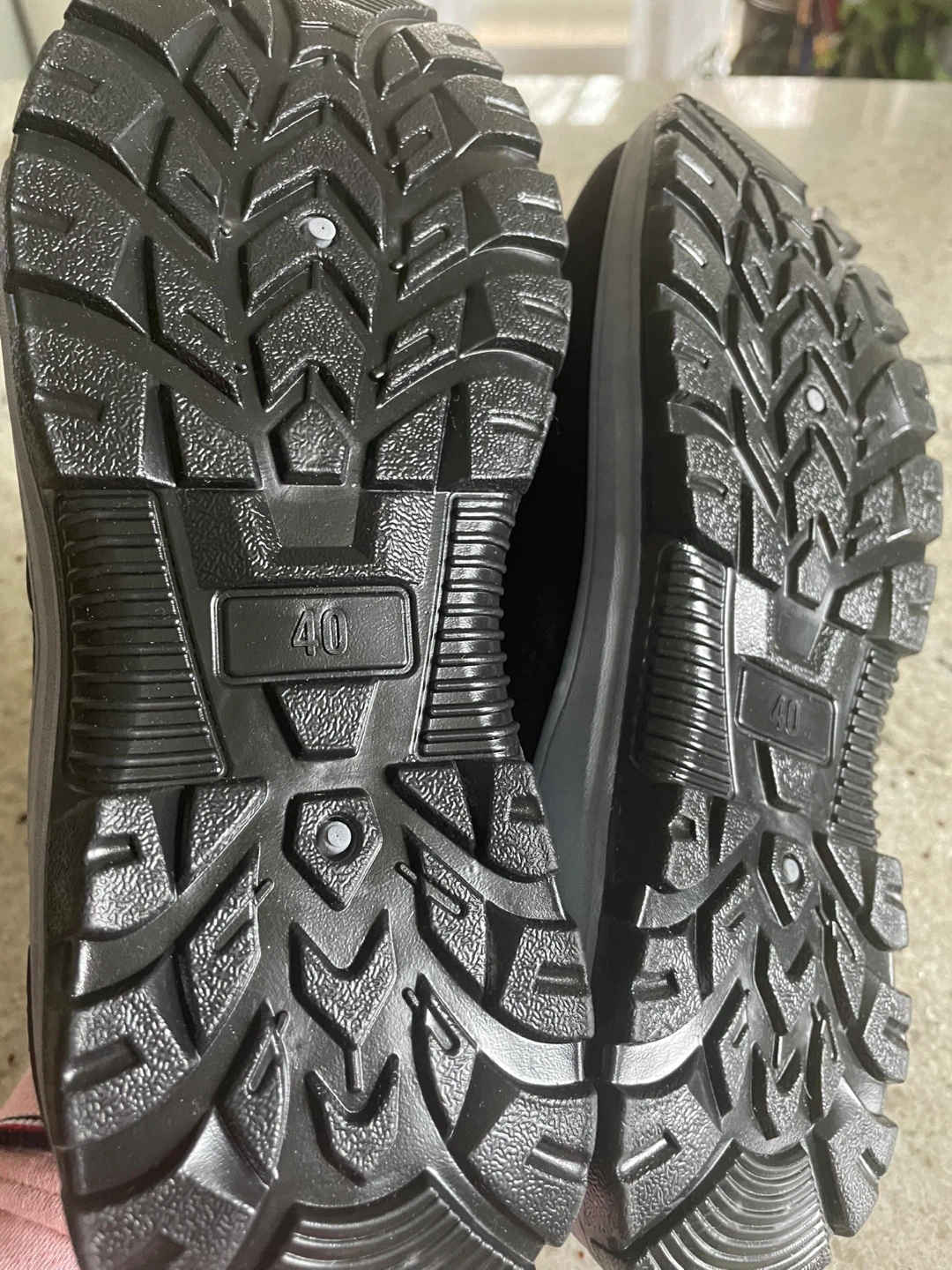 New Black Winter/Spring Waterproof Shoes Size 40 - photo 3