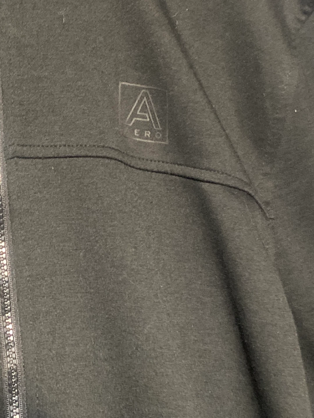 Brand new Aeropostale Black Zip-Up Hoodie - Size L/G - photo 2