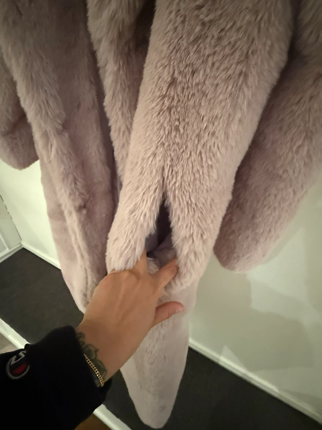 Noize Faux Fur Coat - Size L - photo 3