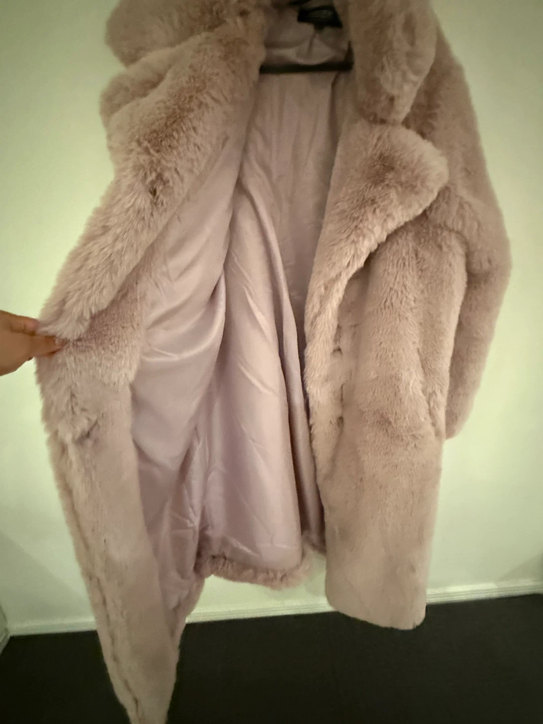 Noize Faux Fur Coat - Size L - photo 4