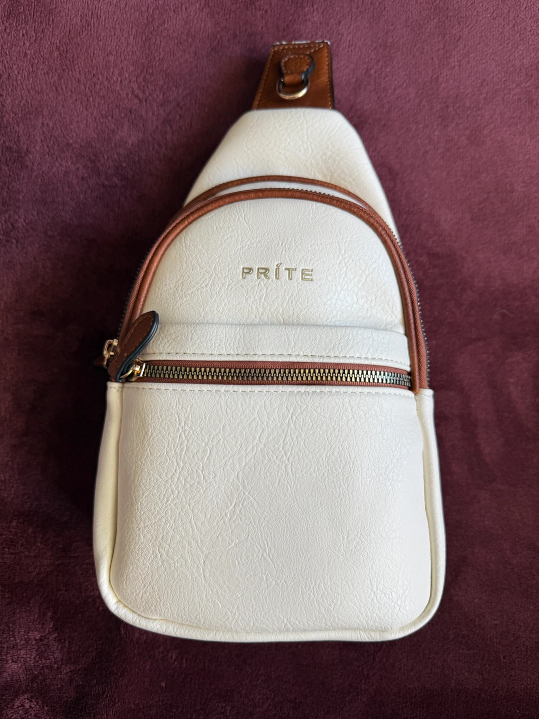 PRITE Cream Sling Bag